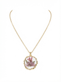 Pressed Floral Pendant Necklace