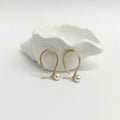 Minimal Pearl Hook Earring